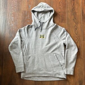 Jordan Gray Hoodie with Navy Accents